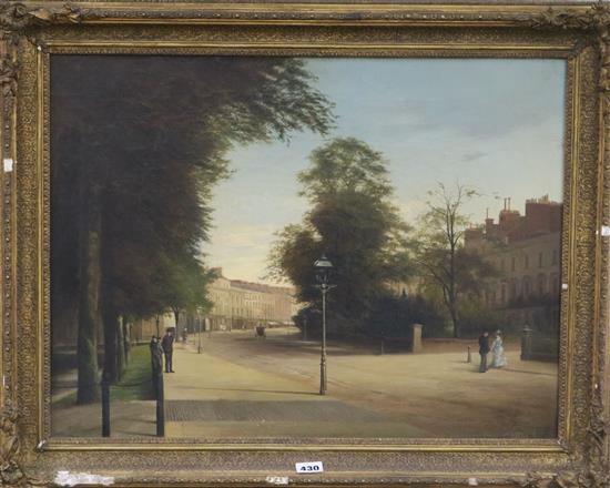 John Munday (19th century), Victorian street scene, signed and dated 1878, oil on canvas, 44.5cm x 59.5cm